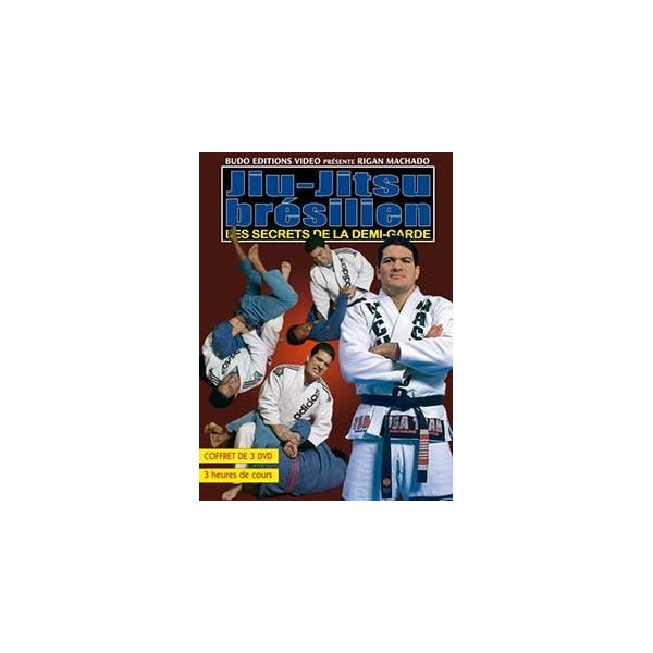 Jiu-Jitsu brésilien - Les secrets de la demi-garde - R. Machado - Pack 3 DVD