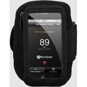 Runalyzer : Brassard pour IPhone 5 ou IPhone 4S/4/3 et IPod