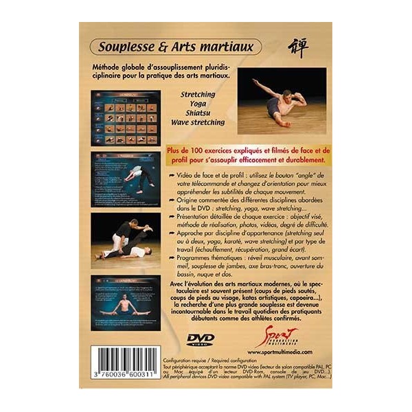 Les Voies de la Souplesse pour les arts martiaux (DVD)