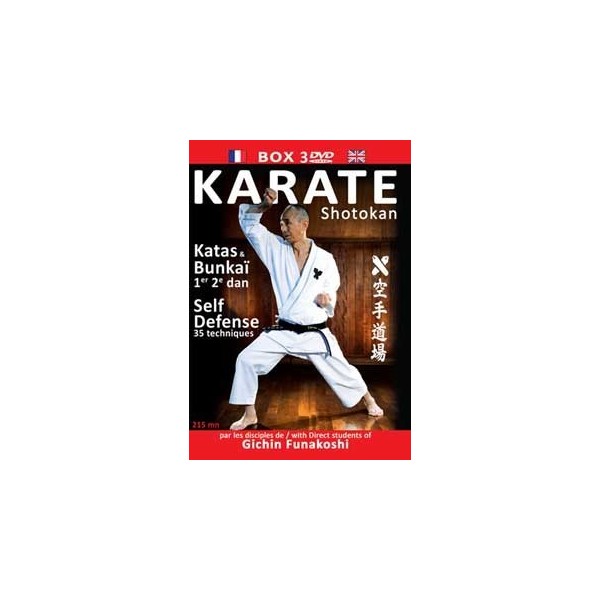 Karaté Shotokan par les disciples de Gichin Funakoshi - Coffret 3 DVD