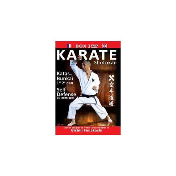 Karaté Shotokan par les disciples de Gichin Funakoshi - Coffret 3 DVD