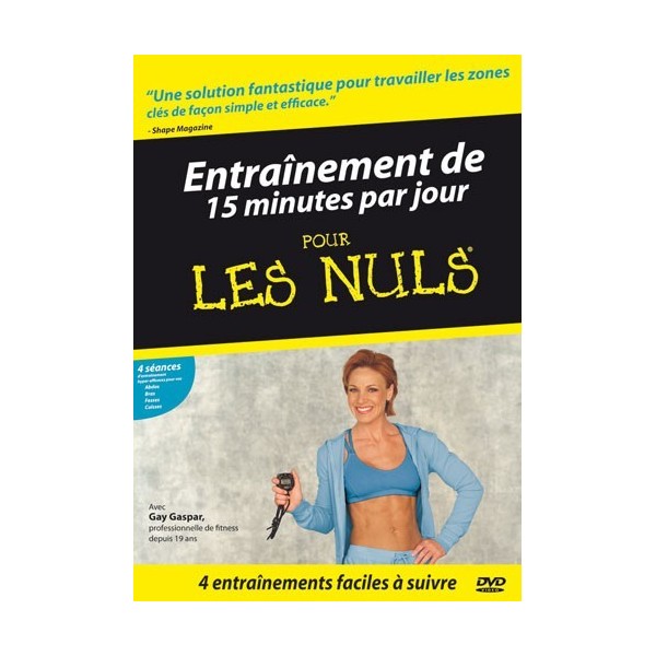 Entraînement de 15 mn par jour pour Les Nuls (DVD)